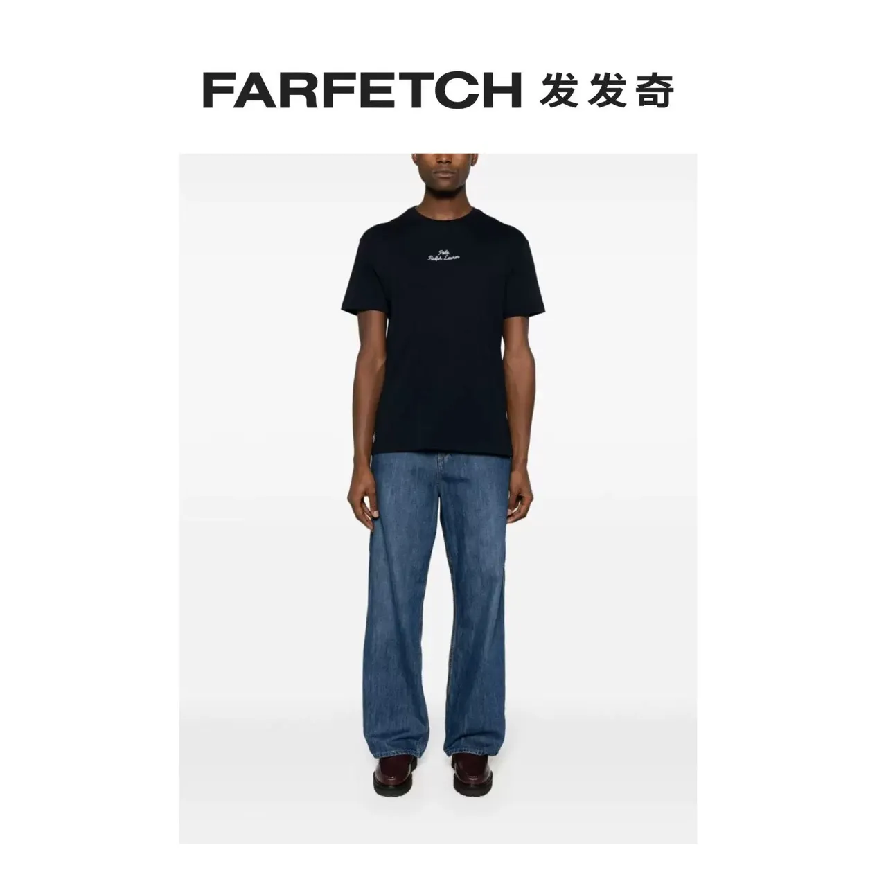 P130 Style number: RL004】Ralph Lauren/Ralph Lauren 25ss summer new English letter embroidered round neck T-shirt